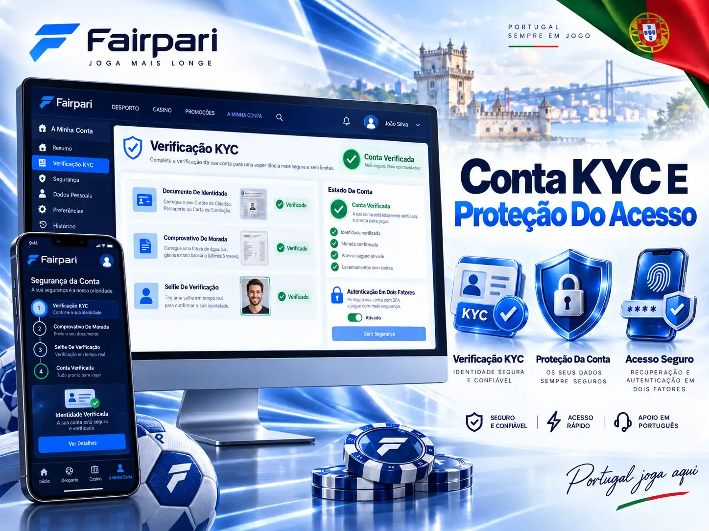 Conta KYC E Proteção Do Acesso