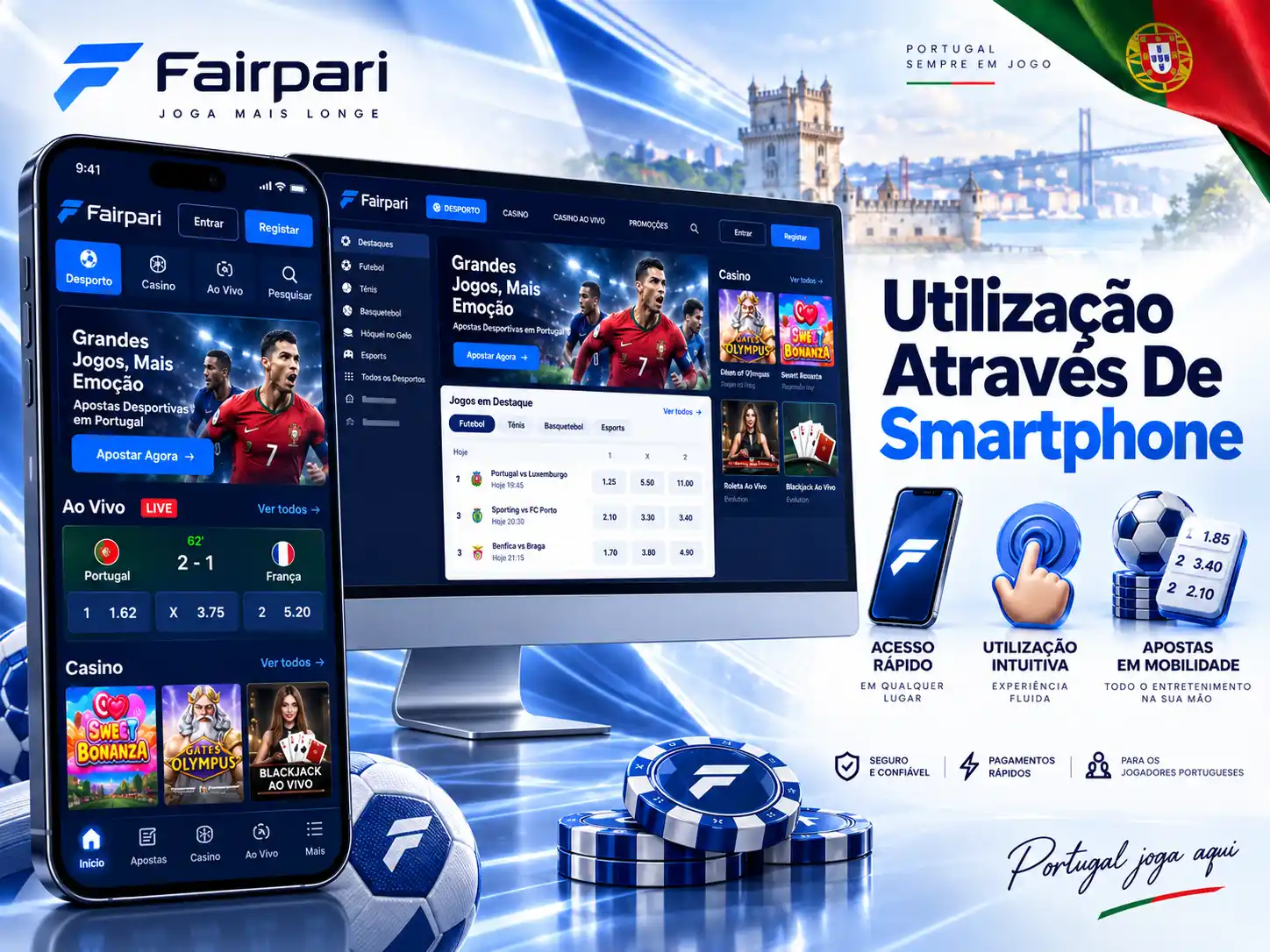 Utilização Através De Smartphone